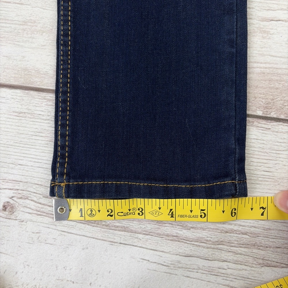 NWT Levi Strauss Teens 16 Reg 510 Dark Denim Stretch Hip To Ankle Skinny Jeans - Picture 5 of 16
